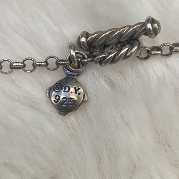 David Yurman Turquoise Station Necklace - Picture 4 of 6